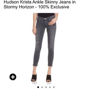 Hudson Skinny Jeans Grey
